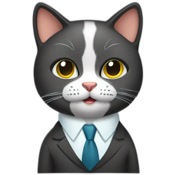 Executive Assistant Cat emoji