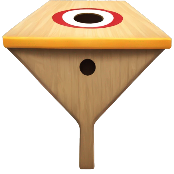 Cornhole hookshot emoji