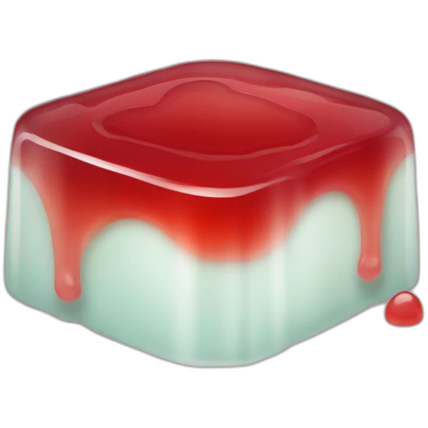 glossy-and-big-red-jello emoji