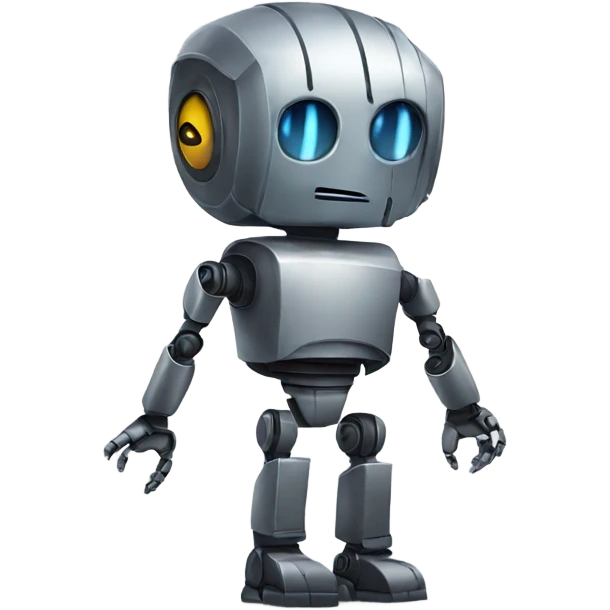 a robot that only speak with emo emoji