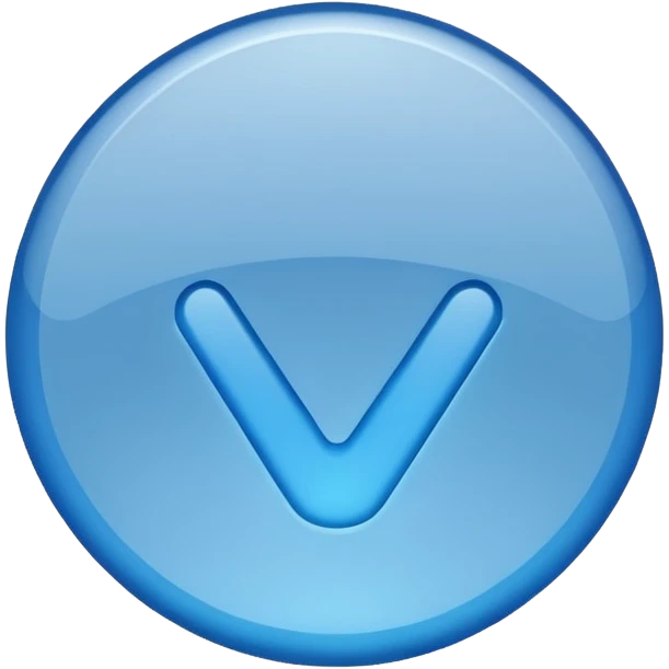 Blue tick emoji