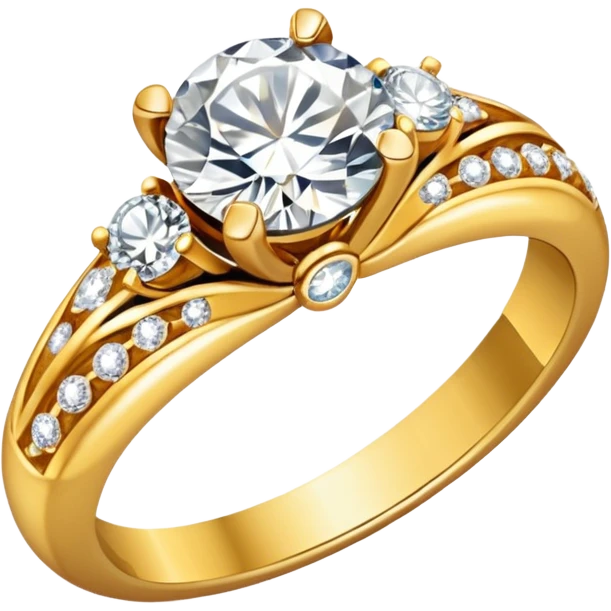 wedding ring with sparkles emoji