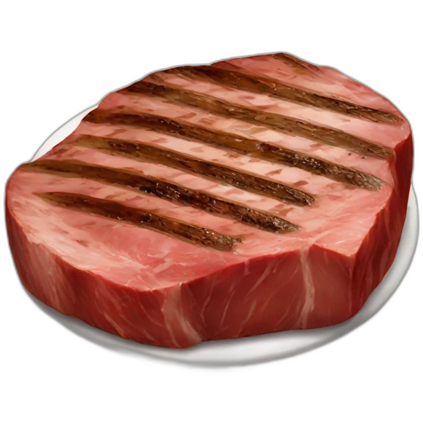 Steak on grill  emoji