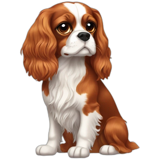 Cavalier King Charles spaniel emoji