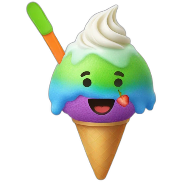 Shave ice emoji