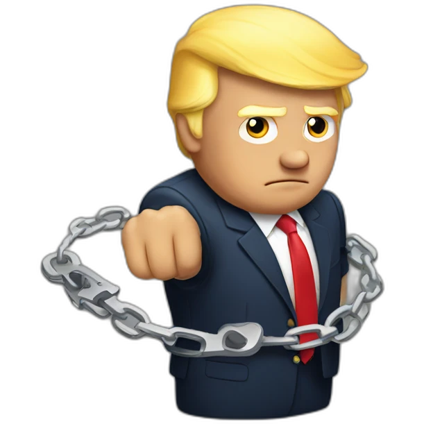 trump-in-handcuffs emoji