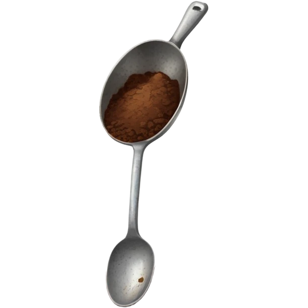 Spoon digging soil emoji