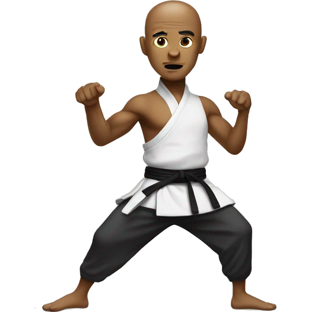 kung fu man emoji