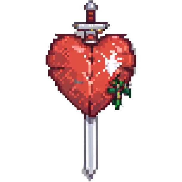heart with sword emoji
