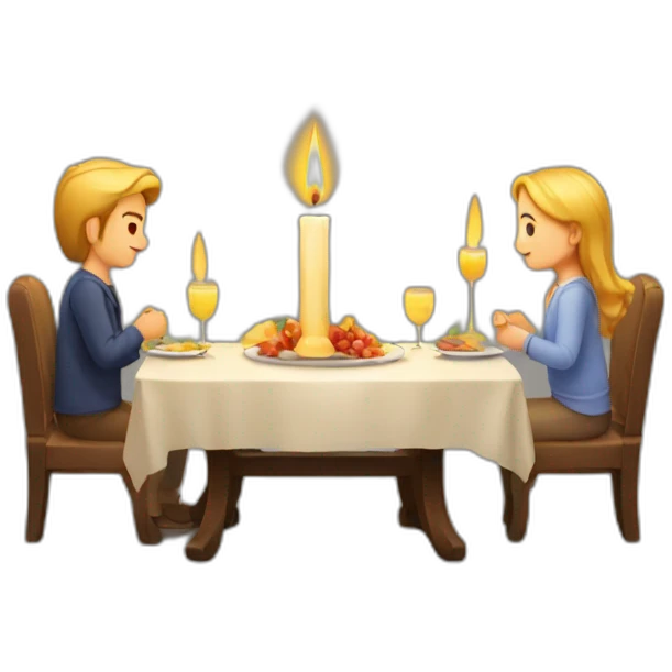 candle light dinner emoji