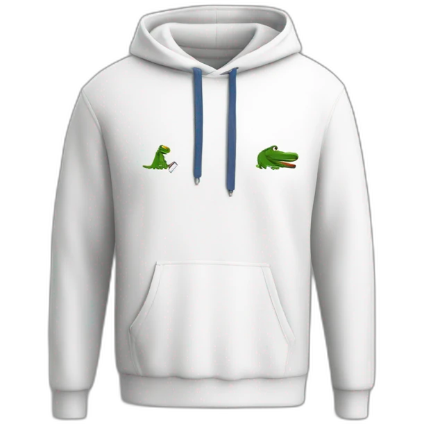 Lacoste tênis friends with white lacoste hoodie emoji