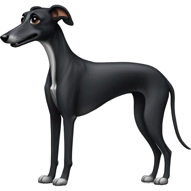 Black Greyhound emoji