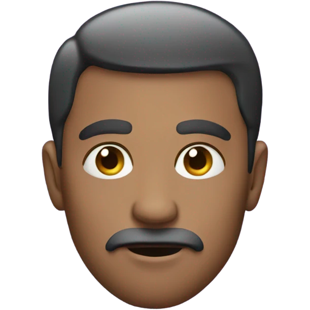 Man with giant purple eyes  emoji