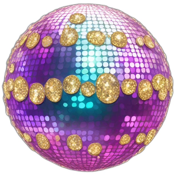 bedazzled disco ball emoji