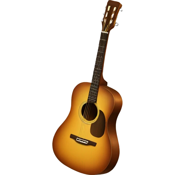 acoustic guitar emoji