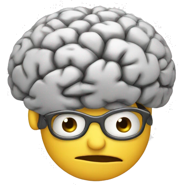 Busy brain Thinking emoji