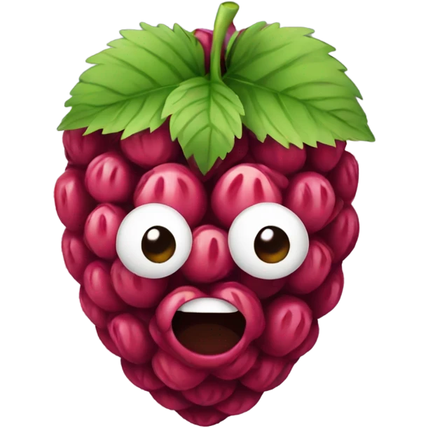 Raspberry emoji