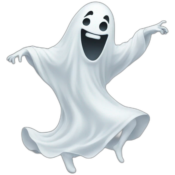 Dancing ghost emoji