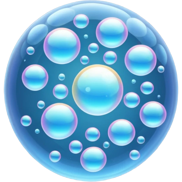 many bubbles emoji