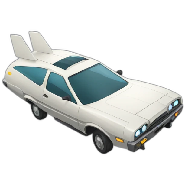 flying car emoji