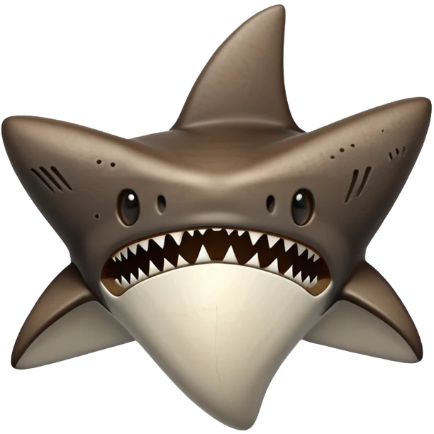 shark tooth fossil emoji