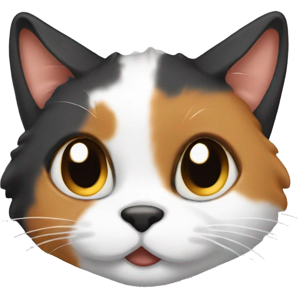Calico with stumpy tail  emoji