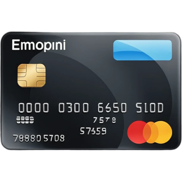 black credit card, no text emoji