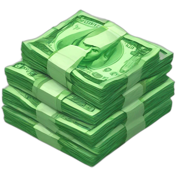 Rupees money stack emoji