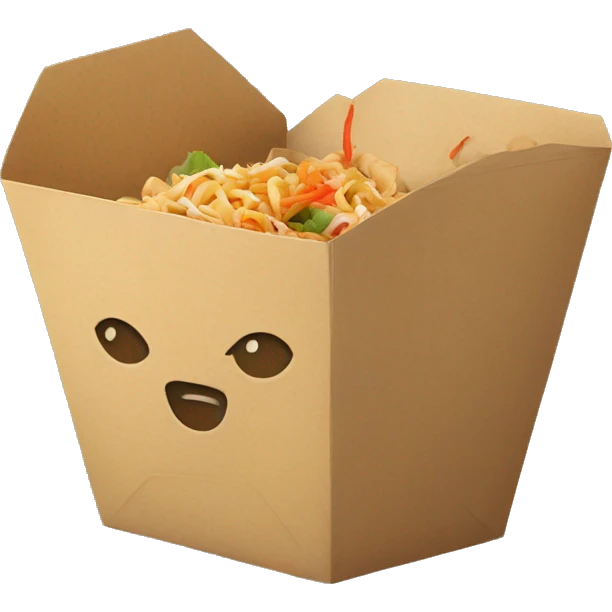 Chinese takeout  emoji
