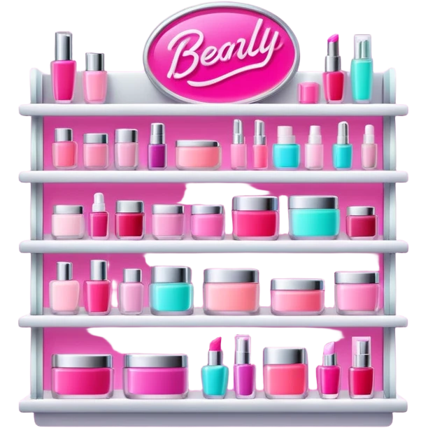 pink beauty store emoji