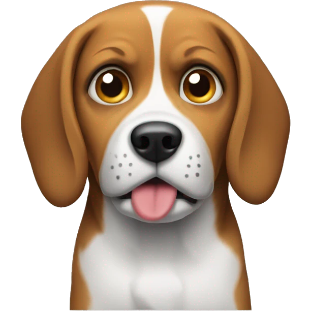 Bad beagle emoji