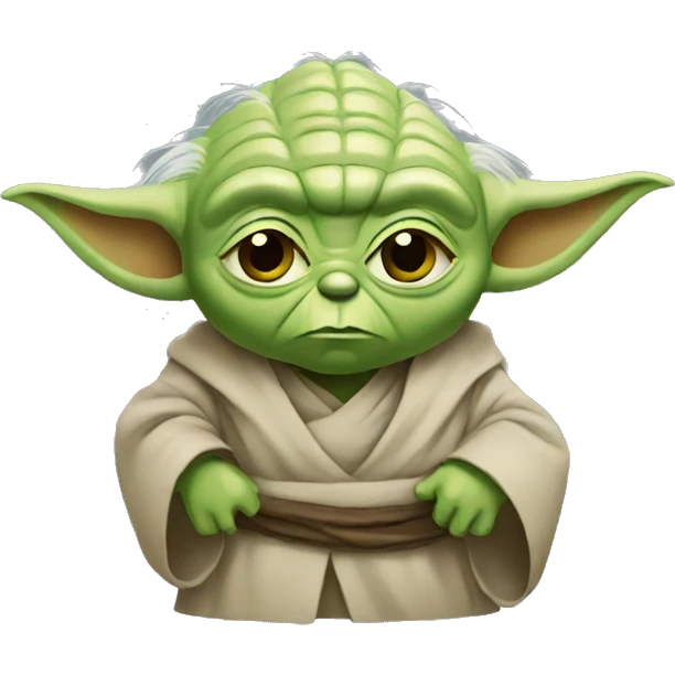 Disappointed Yoda emoji