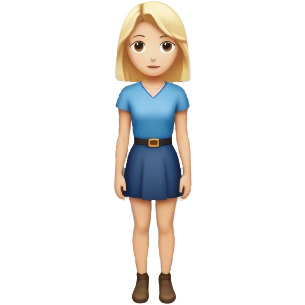 back of blonde woman stands In front at a crossroads between two paths—one illuminated, the other in shadow... scary and sunlight ... emoji