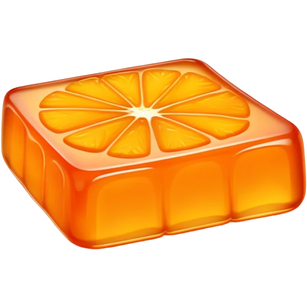orange jello slice emoji