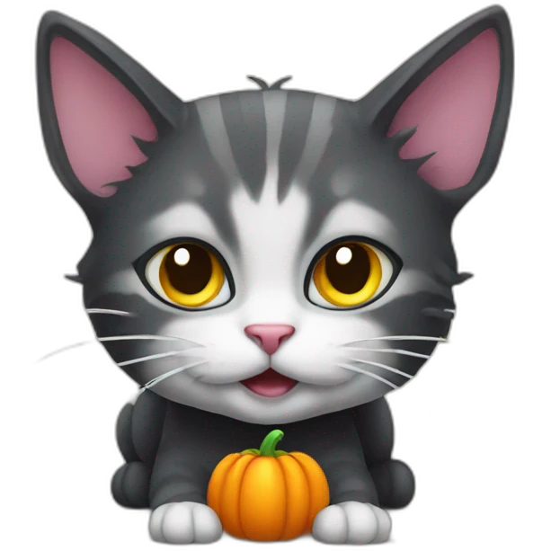 Halloween cat emoji