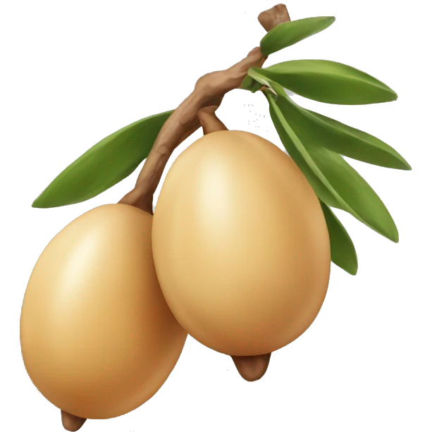 argan fruit emoji