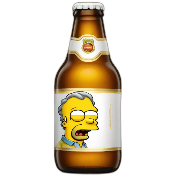 Simpson beer emoji