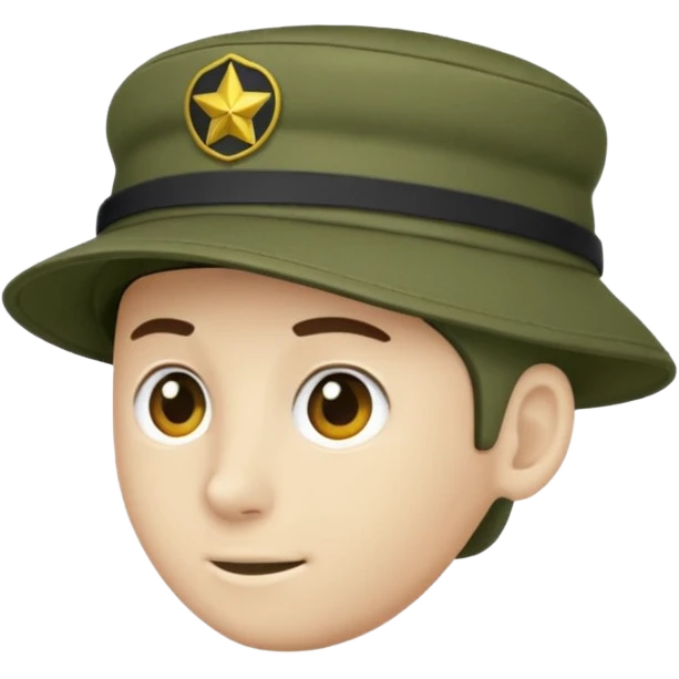 ARMY SOLDER CAP emoji