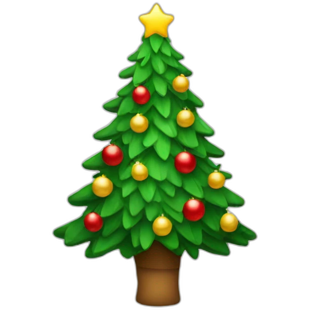 christmas tree emoji