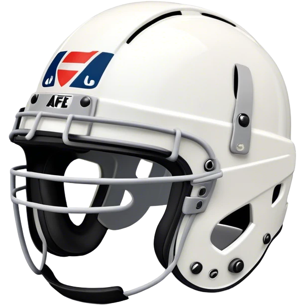Cinematic Realistic image of AFL headgear featuring detailed cushioning and protective design elements, rendered with dynamic reflections on synthetic materials and set against a blurred action-packed background emoji