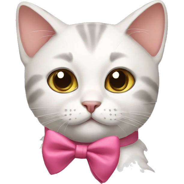 cat with bows emoji