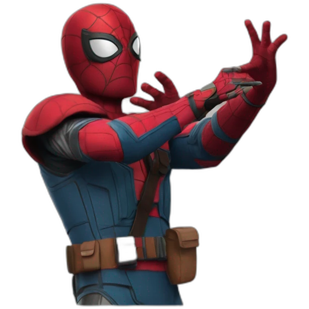 spider man Slapping Mando in the Mandalorian emoji