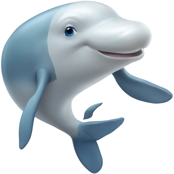 Beluga whale  emoji