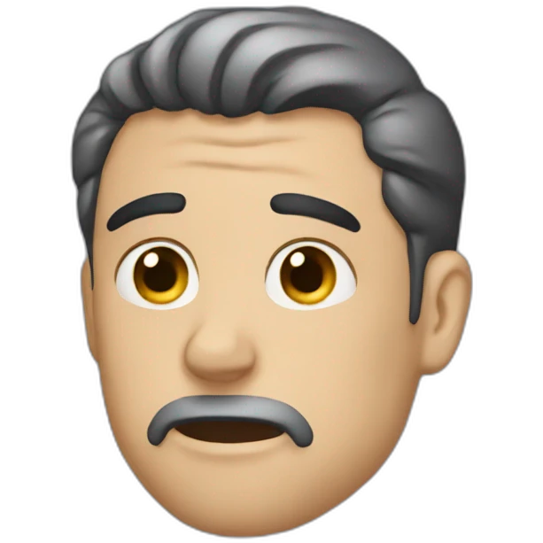 man cries besides the notebook emoji