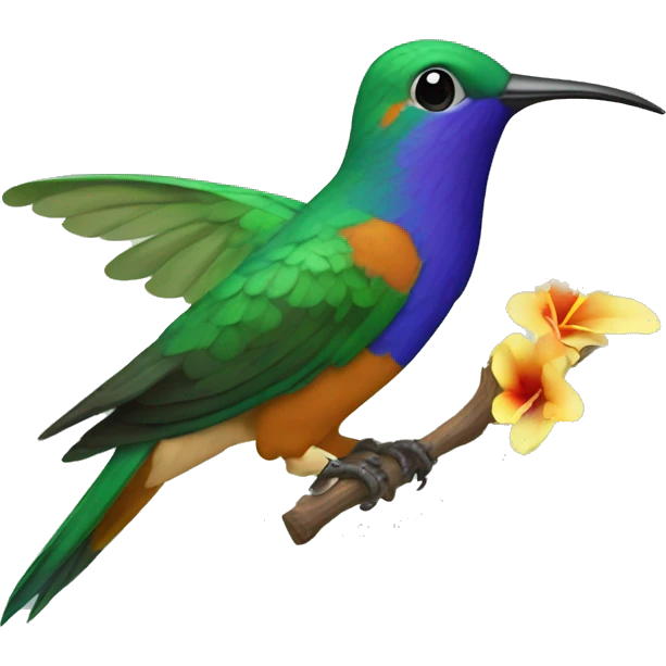 Colibrí emoji