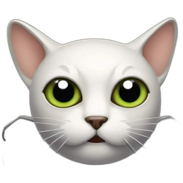 spider with a cat head emoji