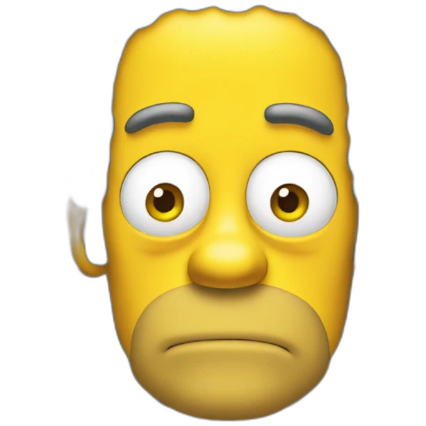 Homère Simpson emoji