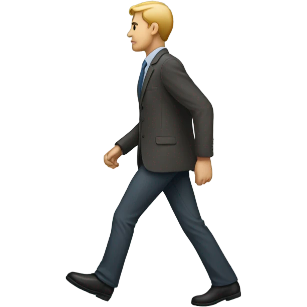 the guy goes to the right emoji