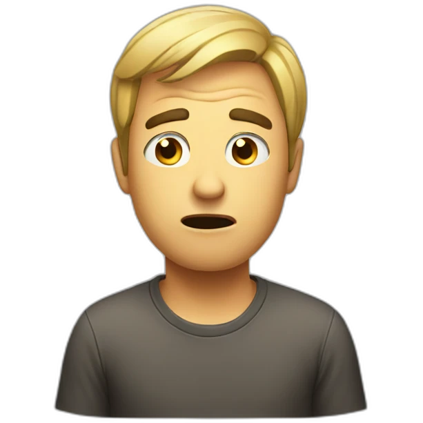 confused guy emoji