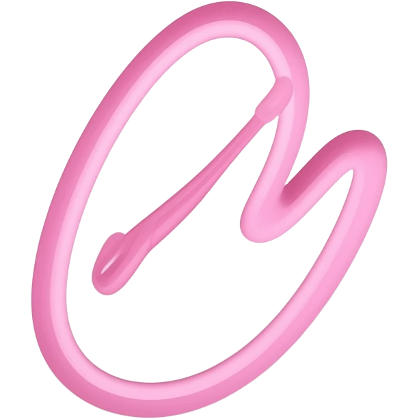 White eith pink emoji